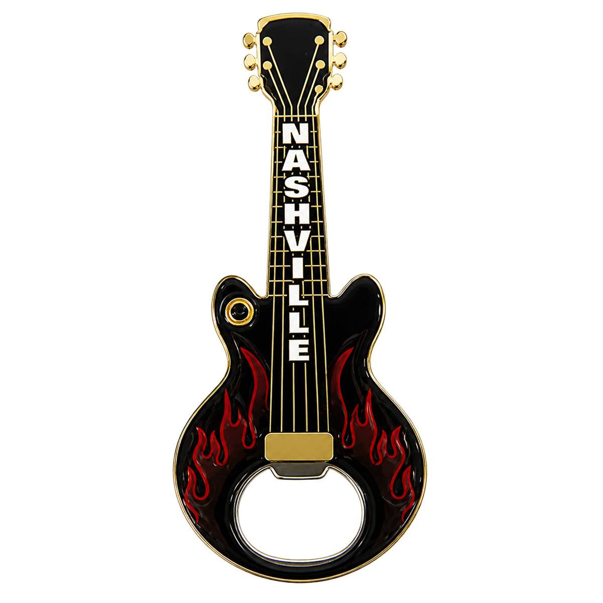 Nashville Guitar Bottle Opener and Magnet