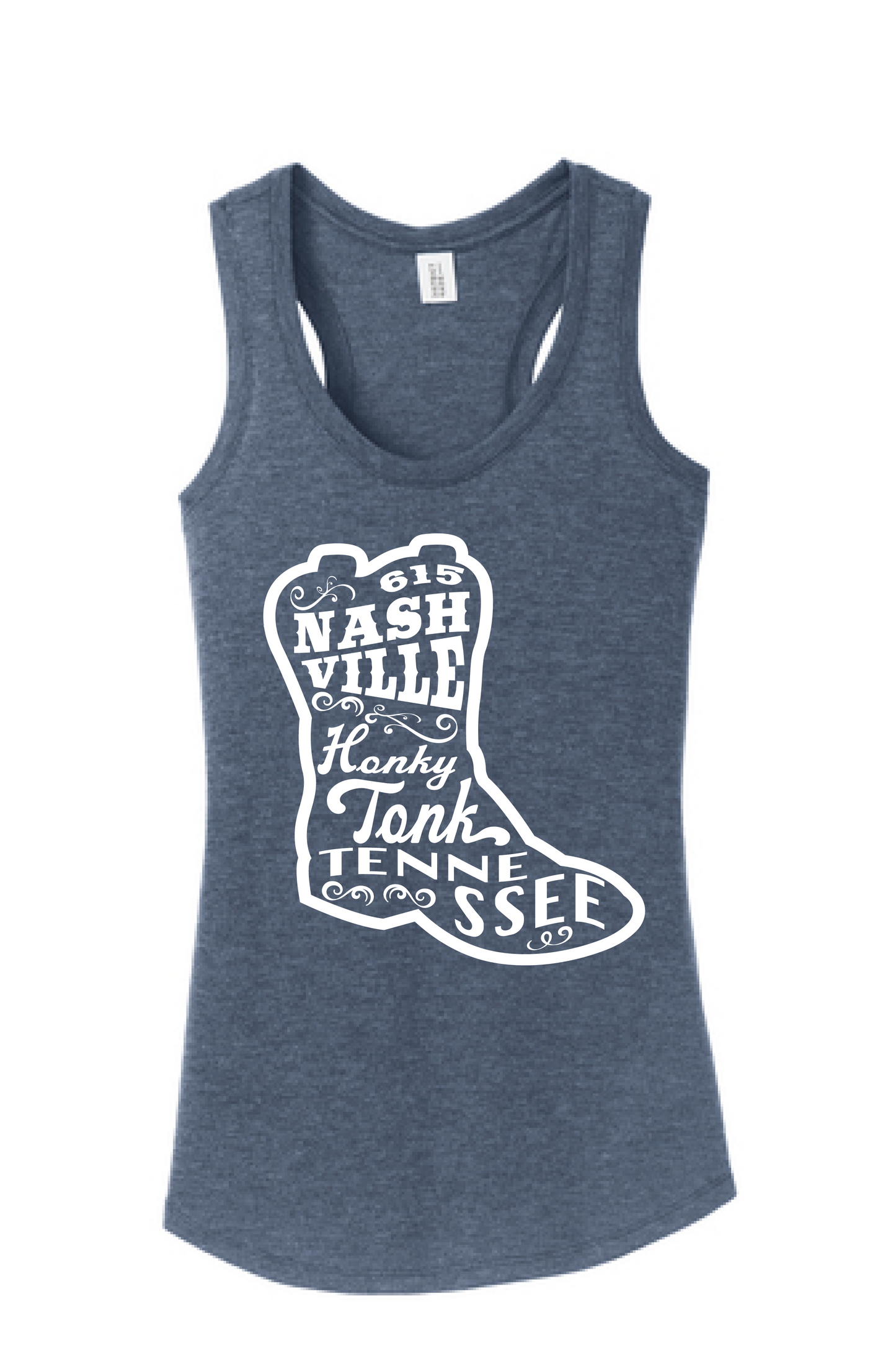 Nashville Honky Tonk Tennessee Boot Tank Top