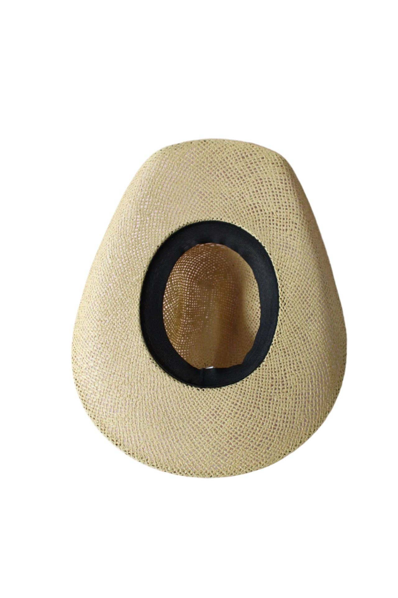 Wilder and Soul - El Dorado Raffia Cowboy Hat - Tan
