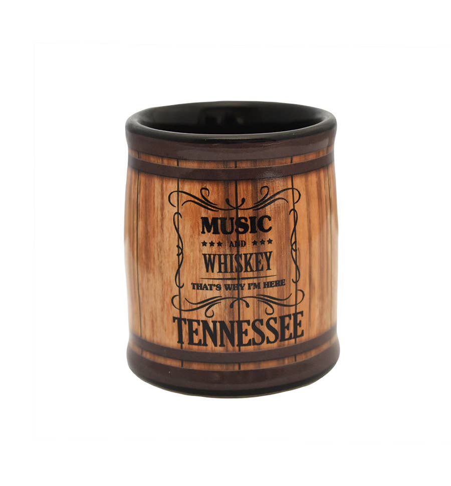 Tennessee Whiskey Barrel Shot Glass