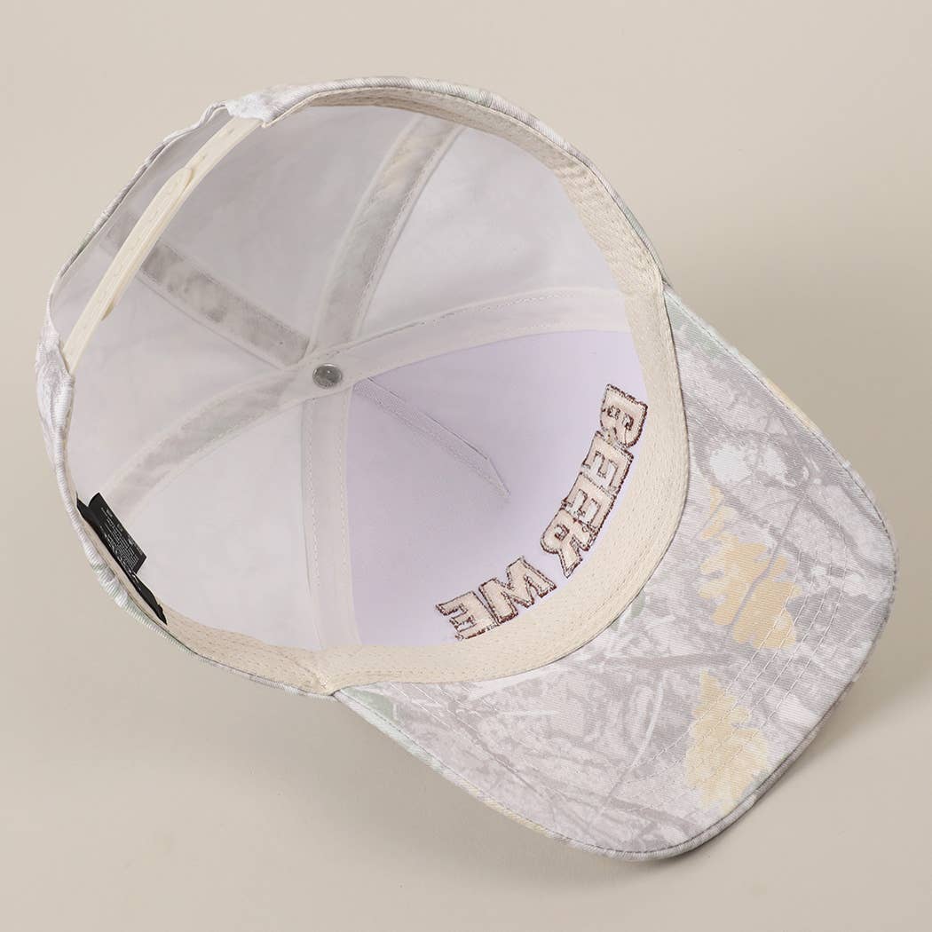 BEER ME Real Tree Camo trucker hat
