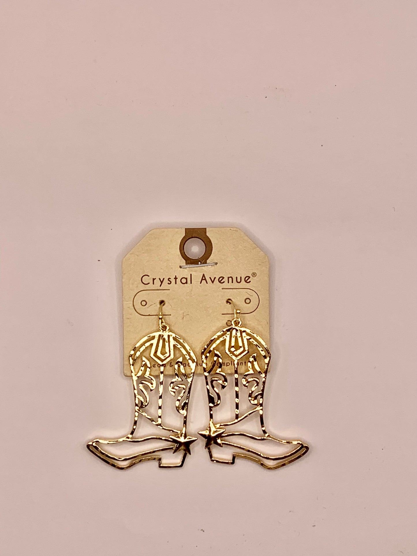 Boot Outline Earring