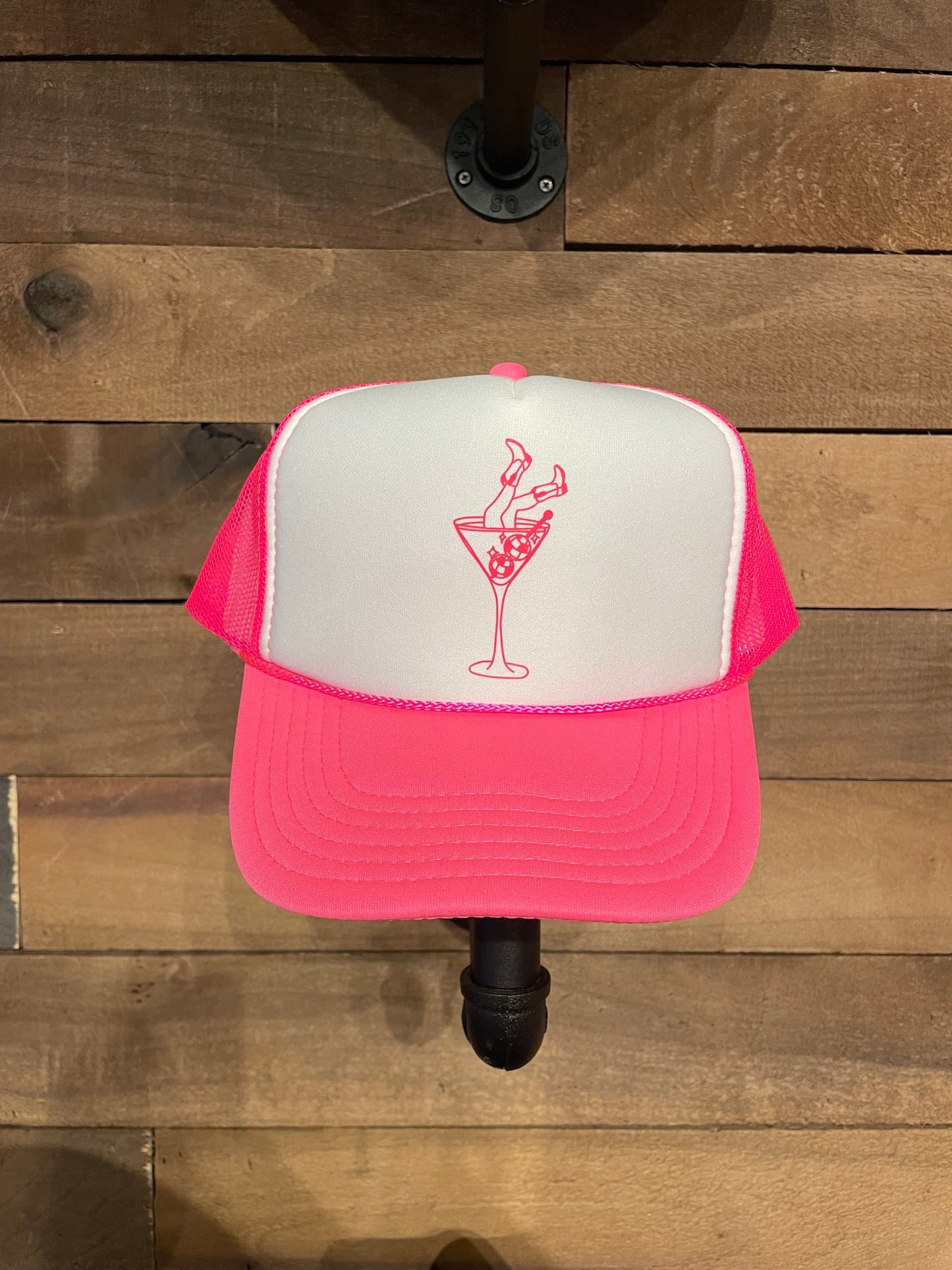 Cowgirl Martini Trucker Hat