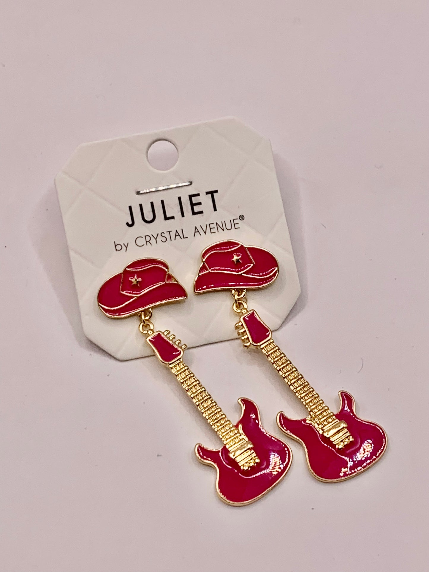 Guitar Drop Earring