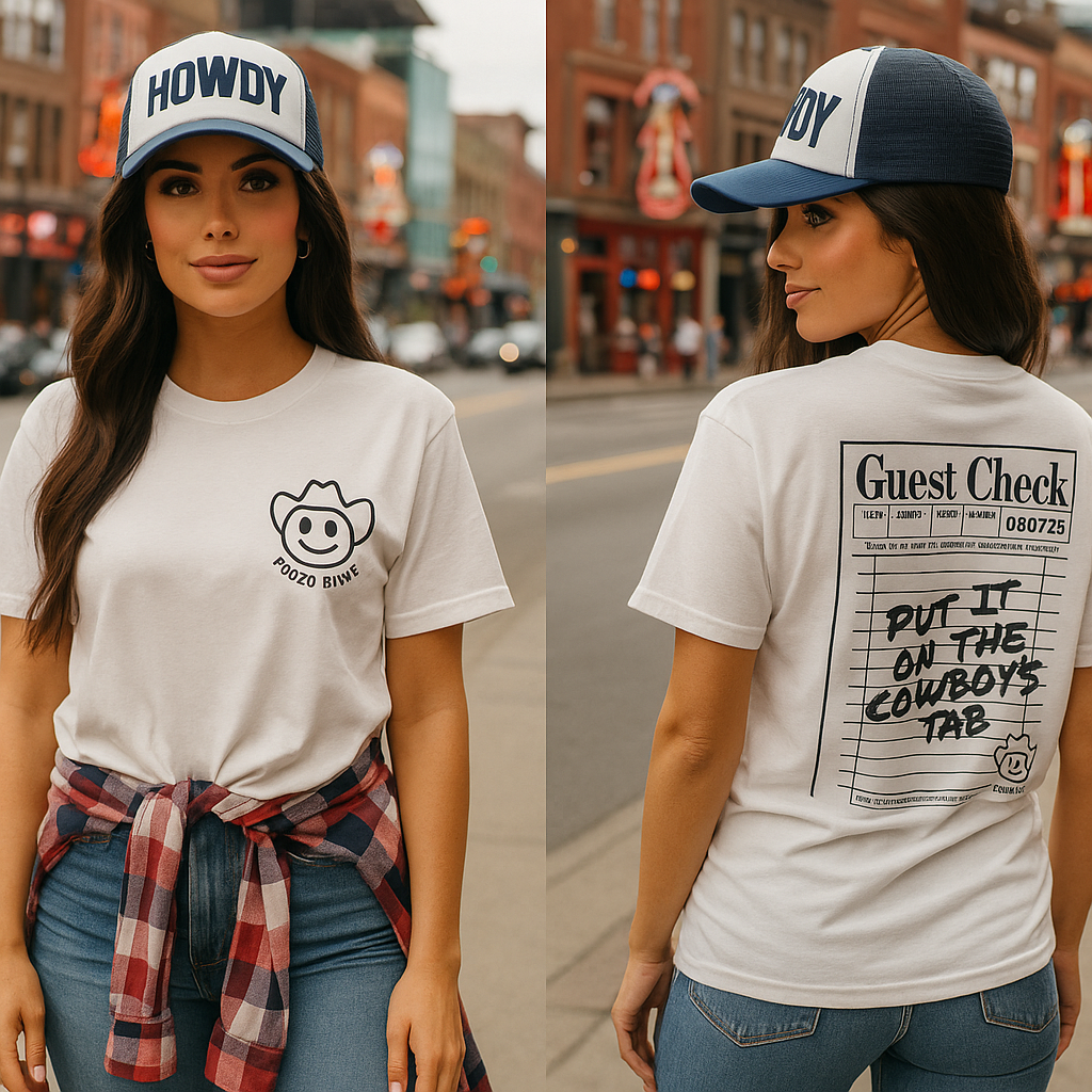 Put it on the Cowboy's Tab Graphic T-Shirt