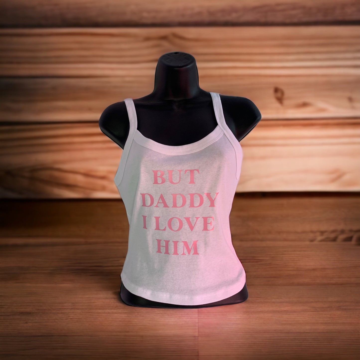 "But Daddy" Cropped Skinny Tank