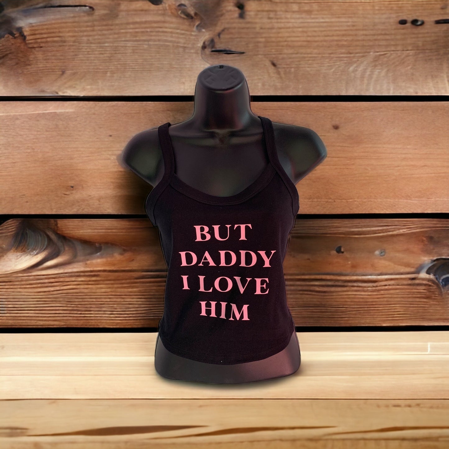 "But Daddy" Cropped Skinny Tank