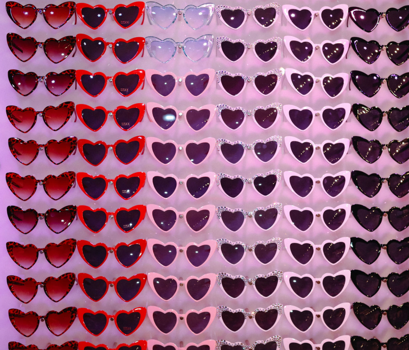 Retro Heart Shaped Sunglasses