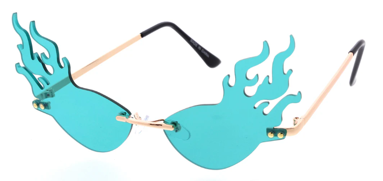 Flame Framed Sunglasses