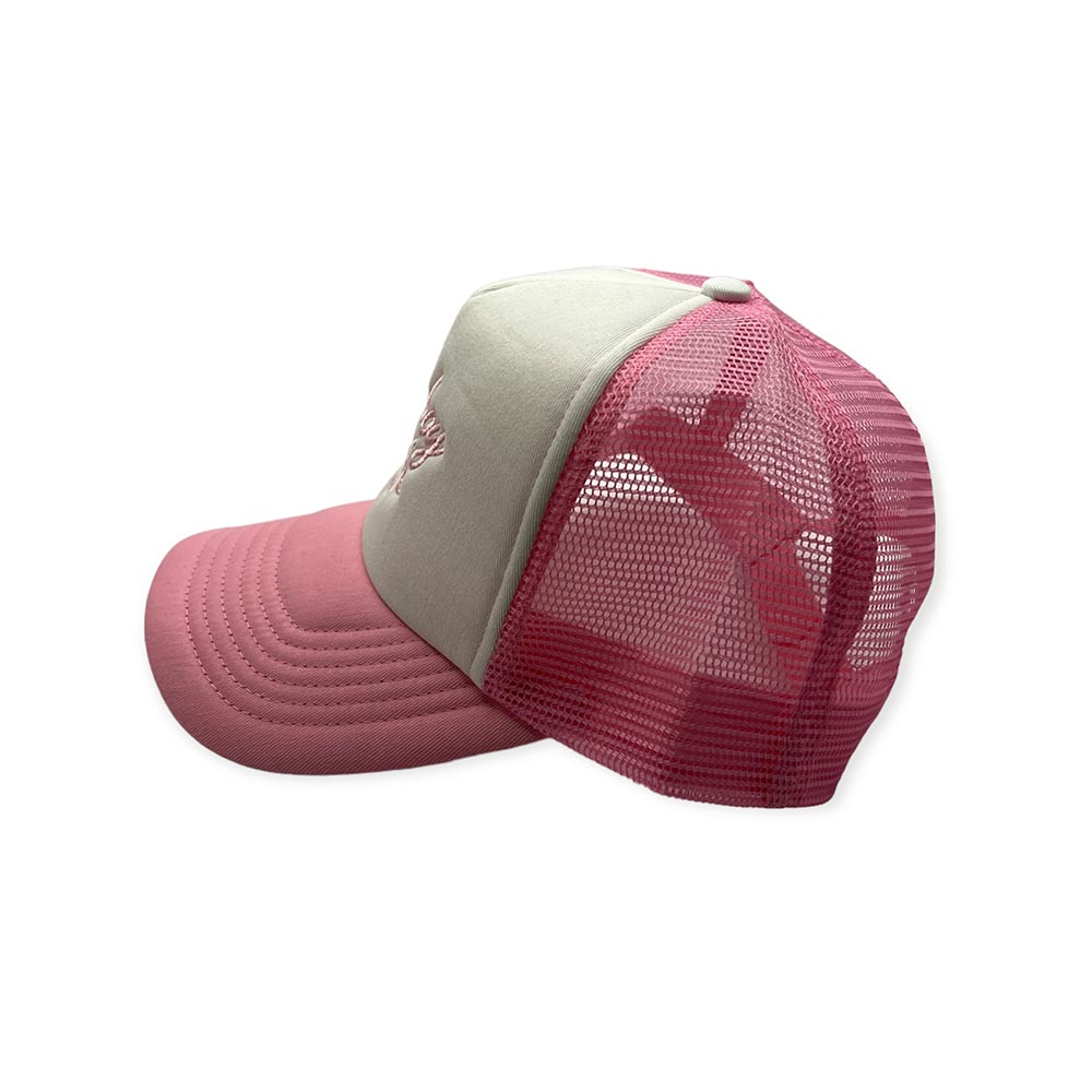Bachelorette Party Supplies | Cowboy Wife Embroidered Trucker Hat Left