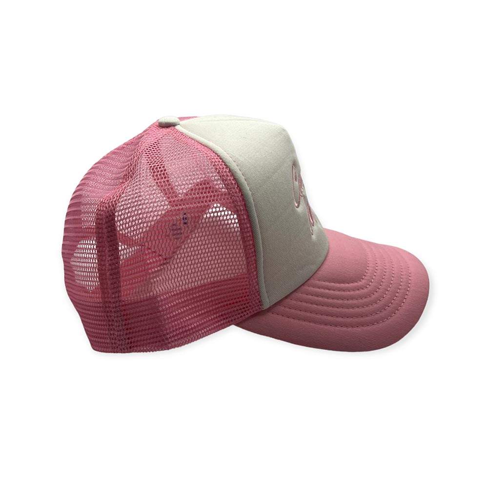 Bachelorette Party Supplies | Cowboy Wife Embroidered Trucker Hat Right
