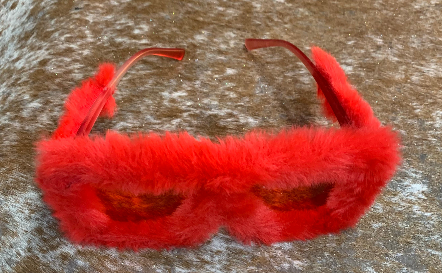 Square Furry Sunglasses