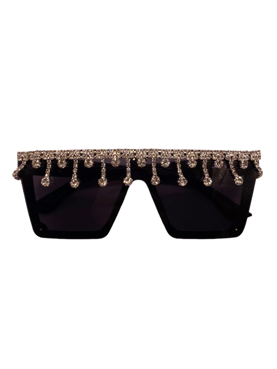 Tassel Rhinestone Sunglasses