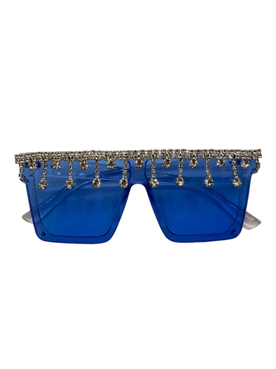 Tassel Rhinestone Sunglasses