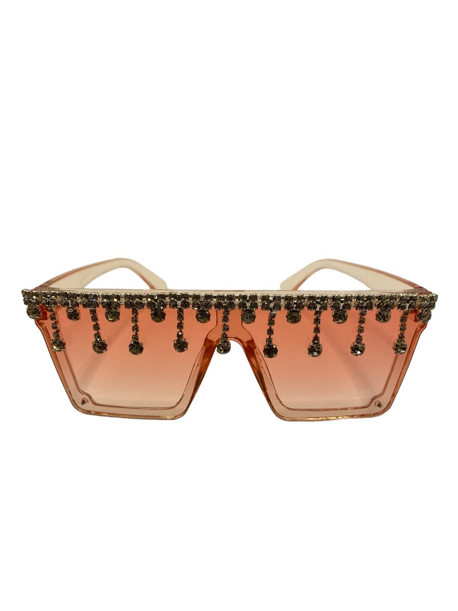 Tassel Rhinestone Sunglasses
