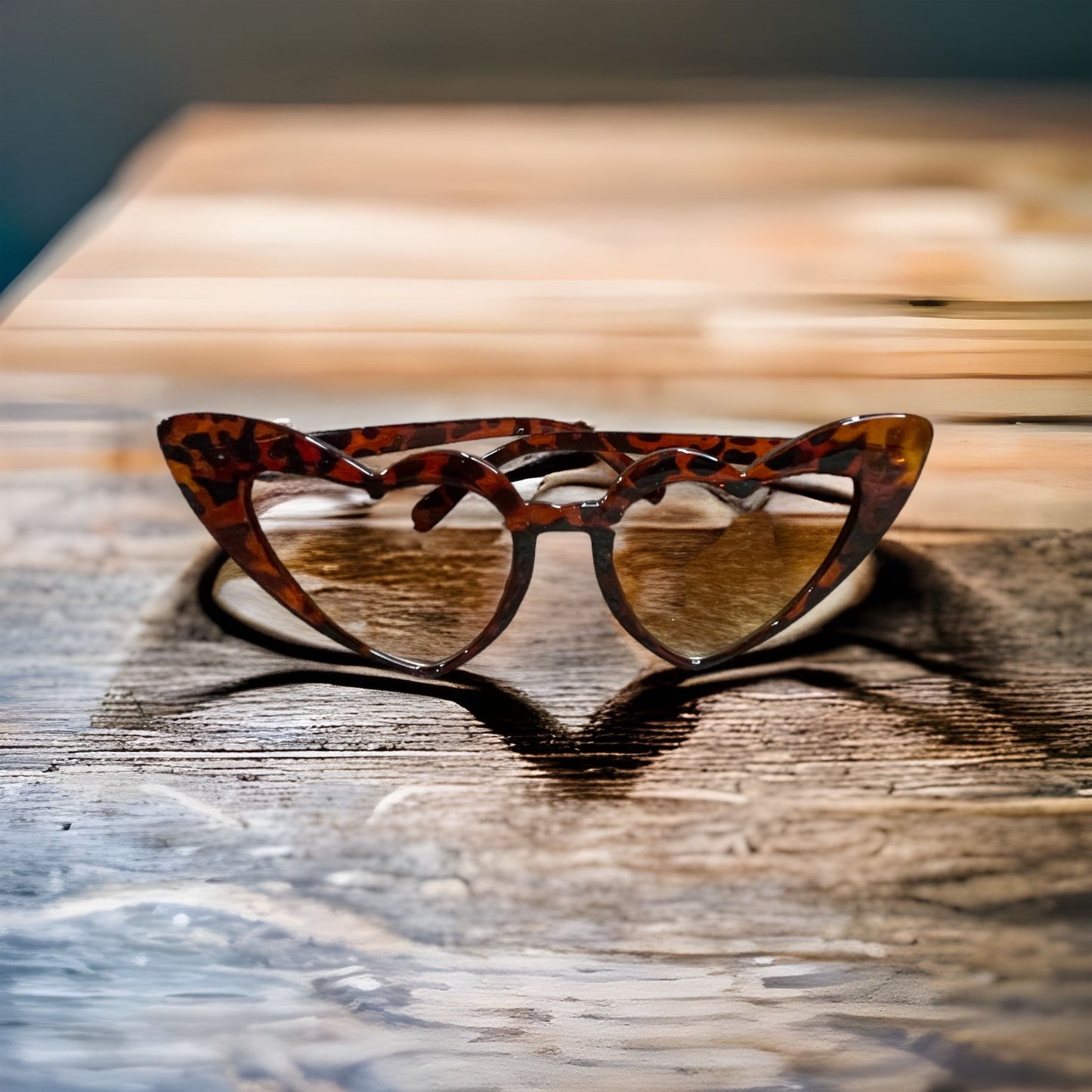 Retro Heart Shaped Sunglasses