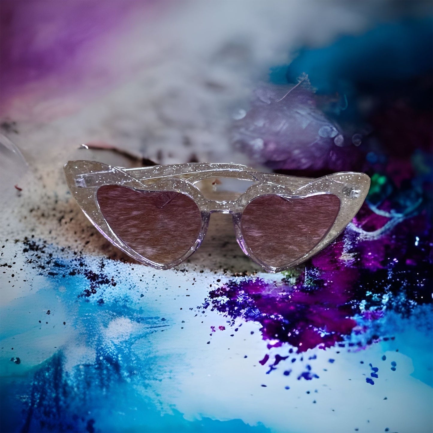 Retro Heart Shaped Sunglasses