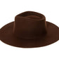 DNMC - Wide Brim Wool Rancher Hat - Dark Colors