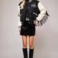 NFR Rodeo Patch Varsity Fringe Western Jacket