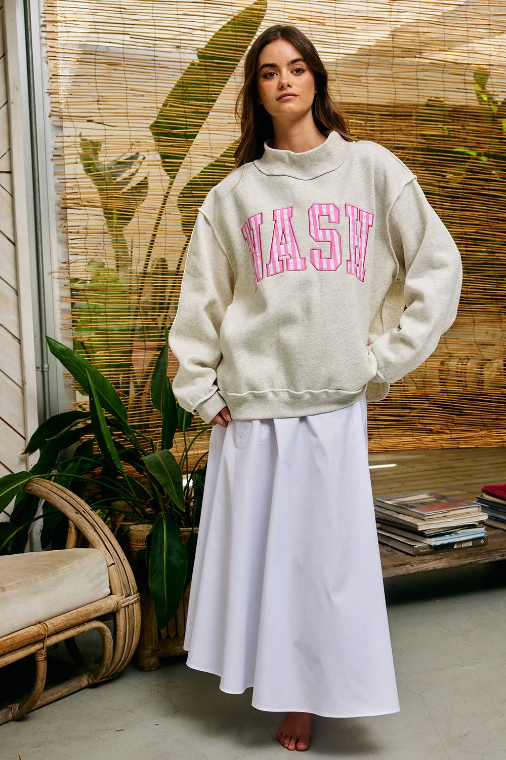 "NASHVILLE" Appliqué Sweatshirt