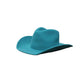 Wilder and Soul - The Laredo Western Wool Felt Hat - Turquoise