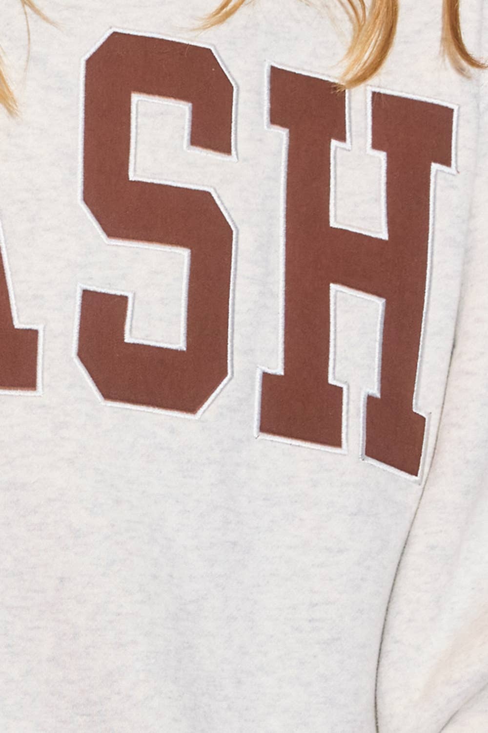 NASH |  Embroidered Mock Neck Sweatshirt