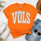 Pressed in Chaos - White Leopard VOLS Game Day Tee - Tennessee Football Shirt - Orange Gildan Unisex Fit Boutique Tee