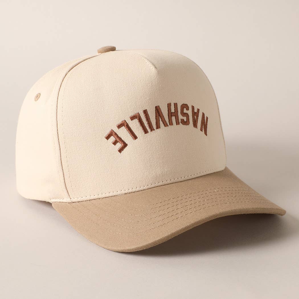 NASHVILLE - Upside Down Trucker Hat