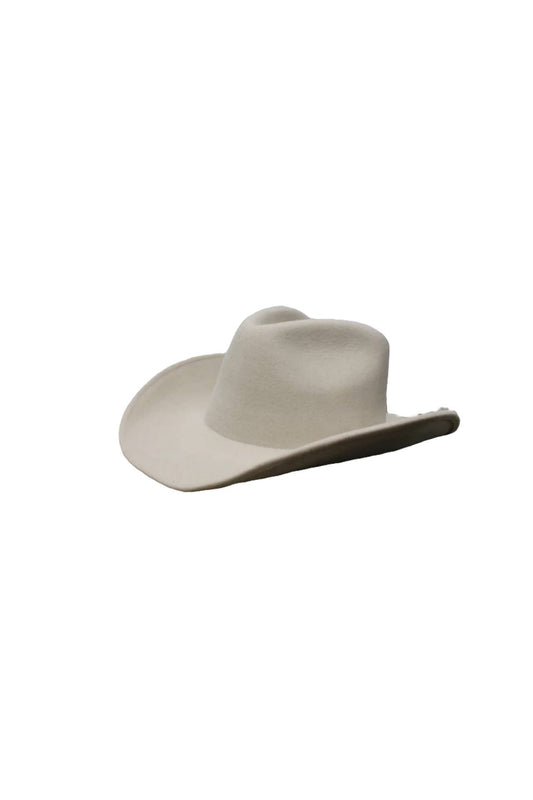 Wilder and Soul - The Laredo Western Wool Felt Hat - Ivory