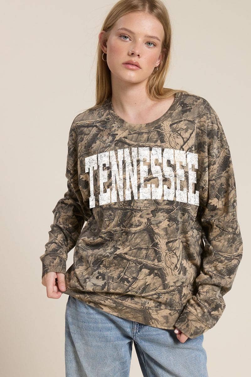 Tennessee Graphic Camo Tee
