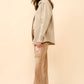 Embellished Sparkle Stone Stripe Shacket