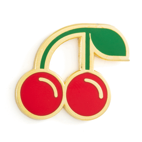 These Are Things - Cherry Enamel Pin