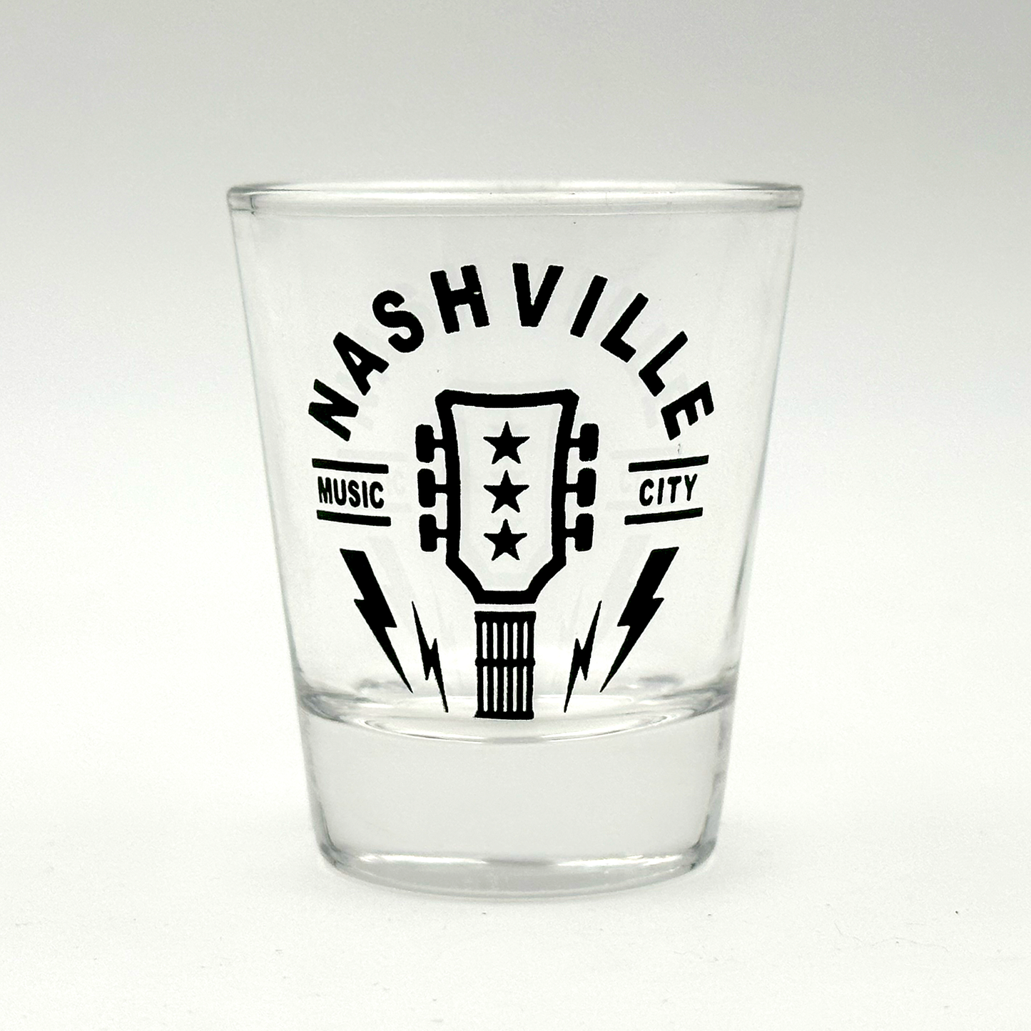 Music City Guitar Shot Glass