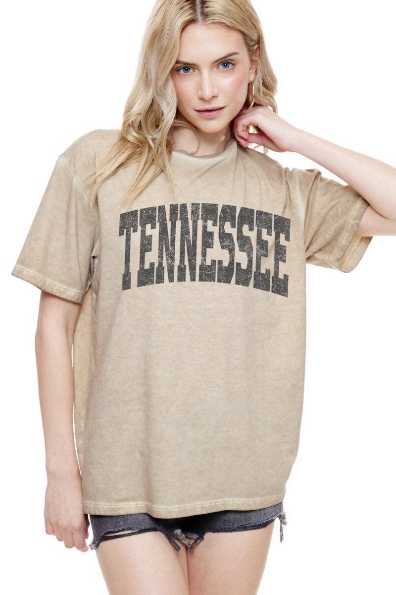 Tennessee  Vintage Graphic S/S Lunar Dye Tee