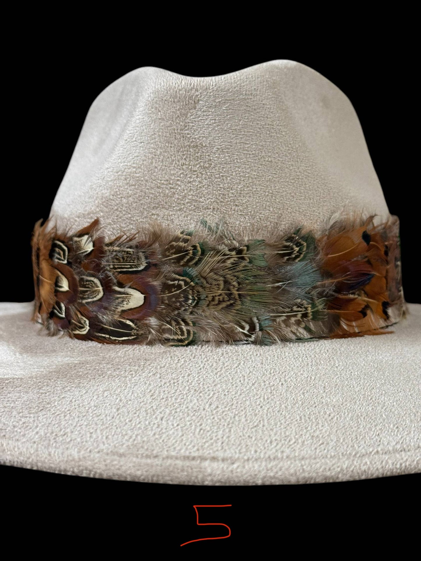 Nati Natash - Feather hat band with strap