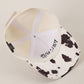 You Look Like You Love Me Embroidered Animal Print Trucker