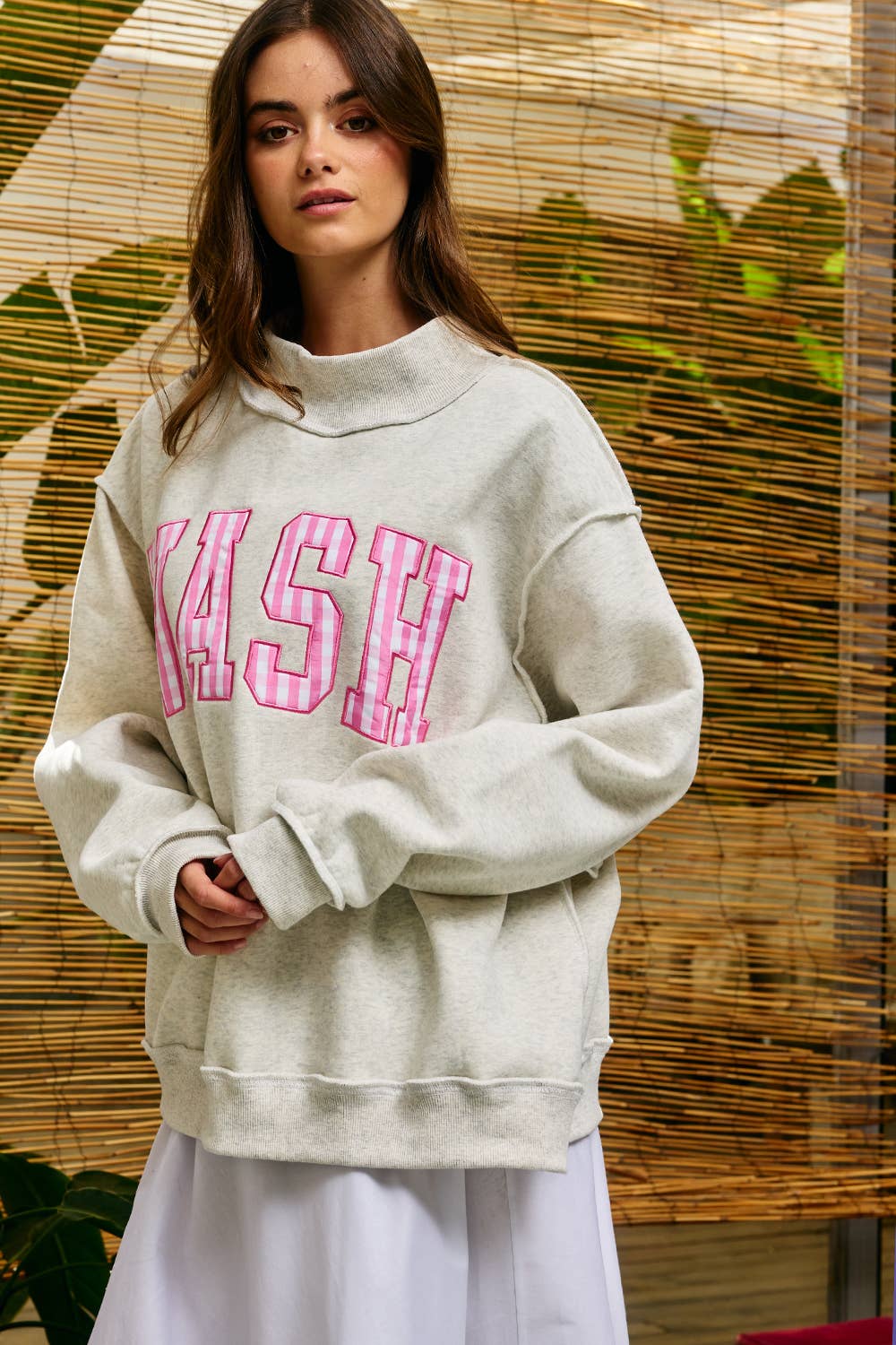 "NASHVILLE" Appliqué Sweatshirt