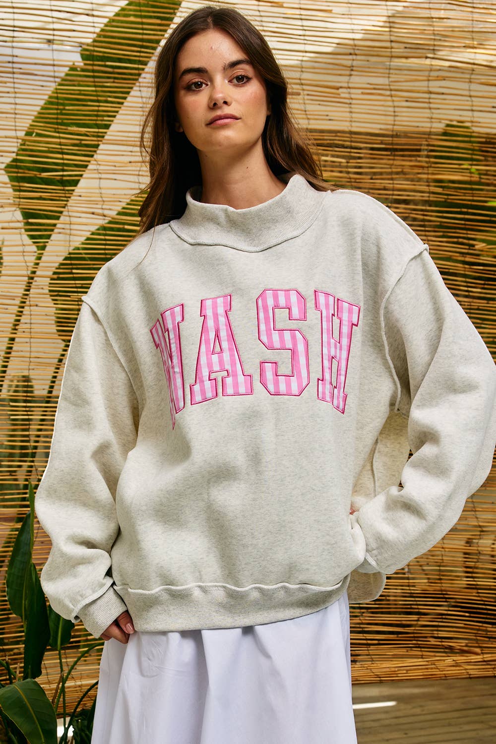 "NASHVILLE" Appliqué Sweatshirt