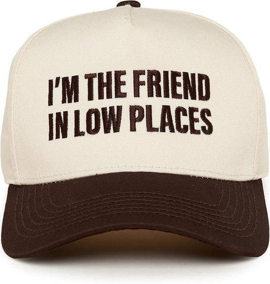 Funky Junque - 2-Tone Cap - I'm The Friend In Low Places - Brown/Beige