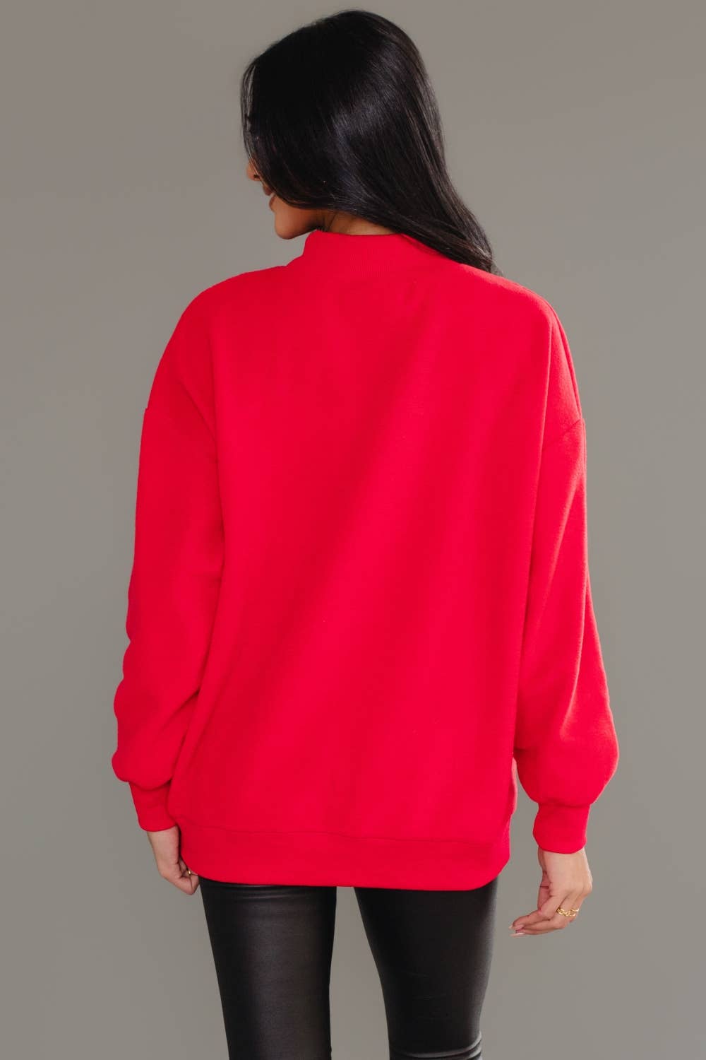 Red Nice & Naughty Reversible Sweatshirt