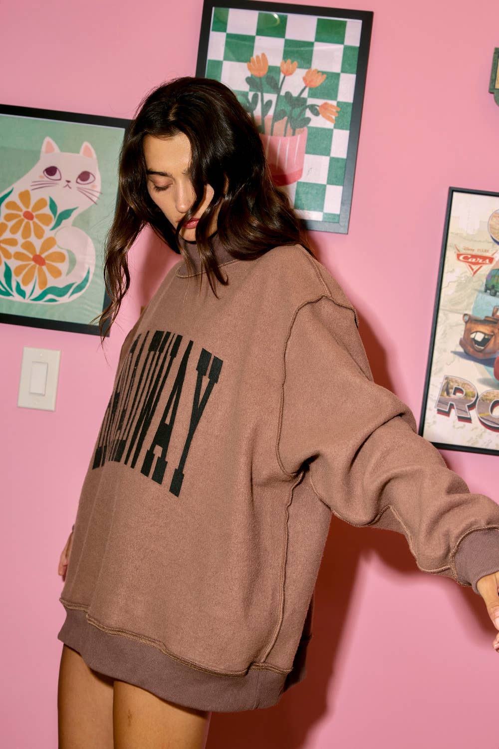 'NASHVILLE & BROADWAY' Reversible Sweatshirt