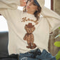 Oversized Teddy Bear Sweater