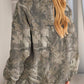 Suhkasana - Camo Branch Print Oversized Crewneck Sweatshirt