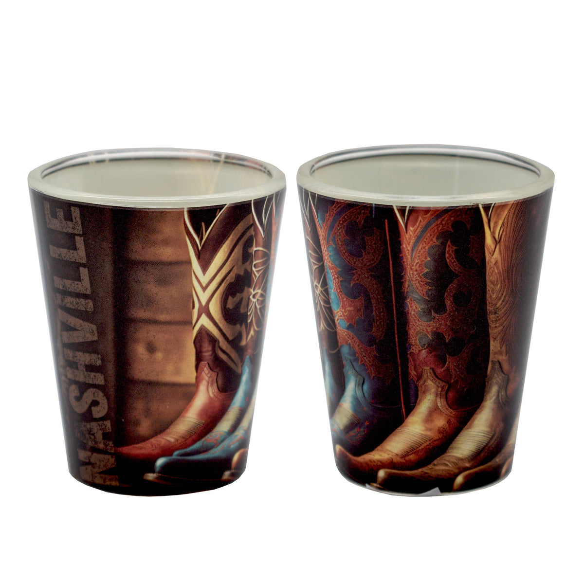 Western Boot Nashville Shot Glass