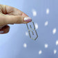 S Earrings- Silver