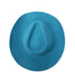 Wilder and Soul - The Laredo Western Wool Felt Hat - Turquoise