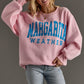 Lt. Pink Margarita Weather Sweatshirt