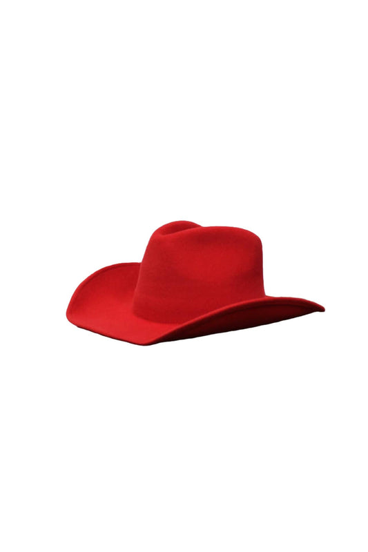 Wilder and Soul - The Laredo Western Wool Felt Hat - Red