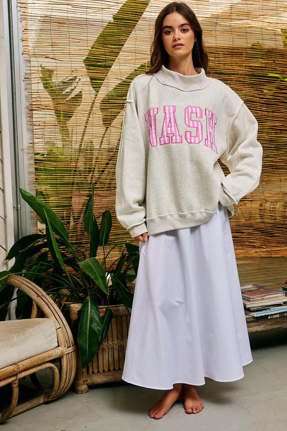 "NASHVILLE" Appliqué Sweatshirt