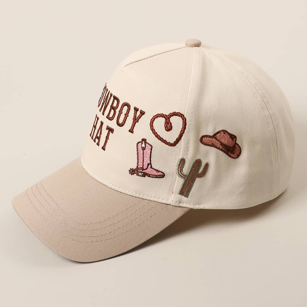 Cowboy Hat Cactus Heart Trucker Hat